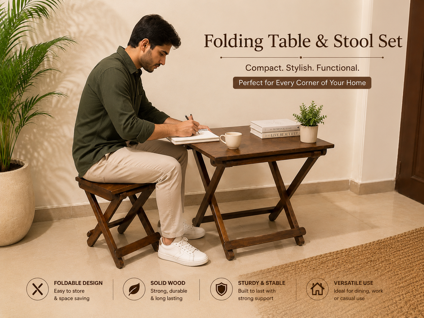 Foldable Picnic Stool