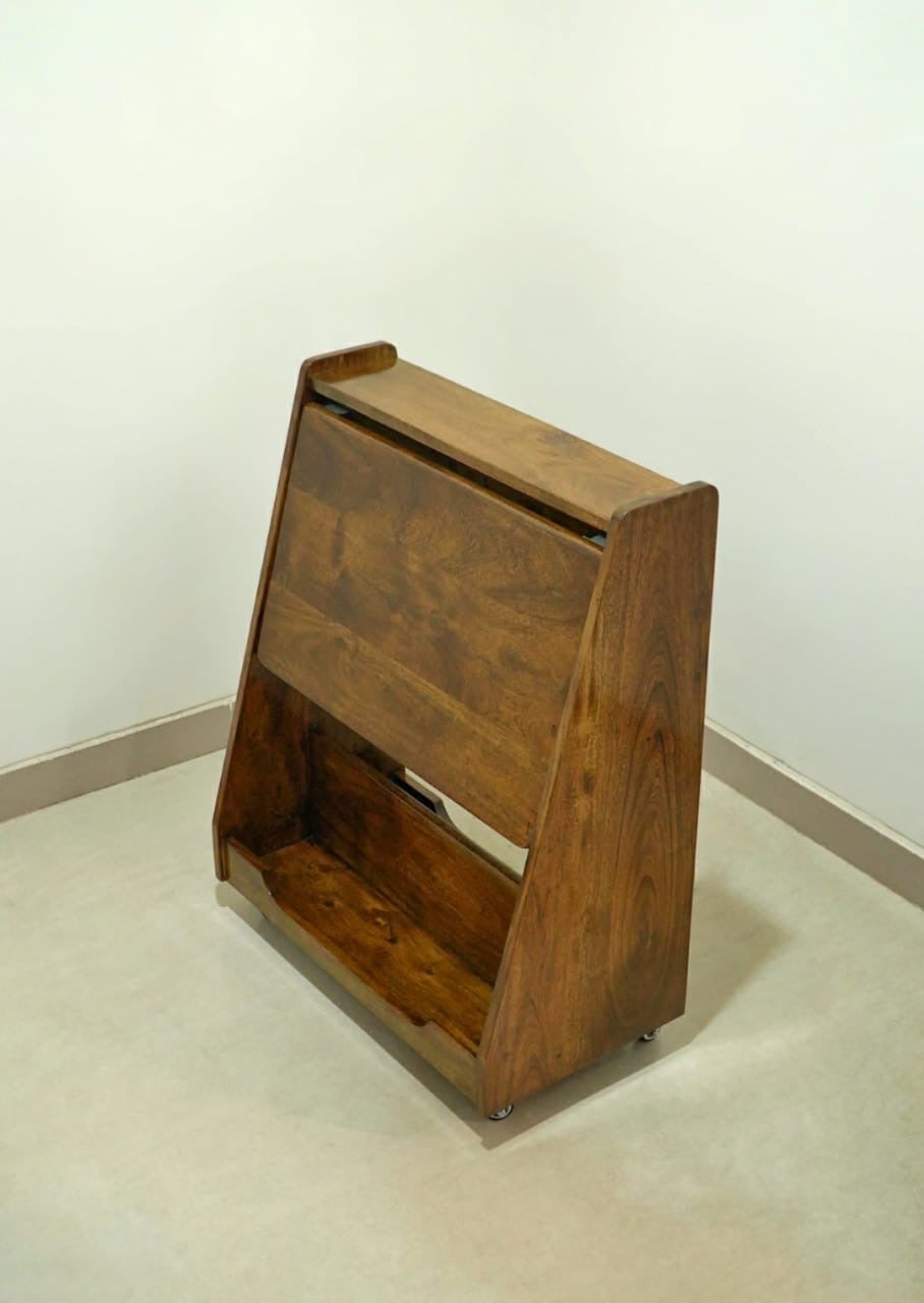 Foldable Study Table With Storage