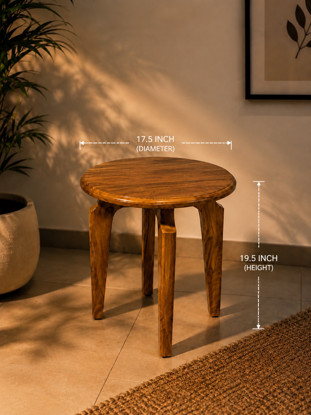 Accent Round End Table
