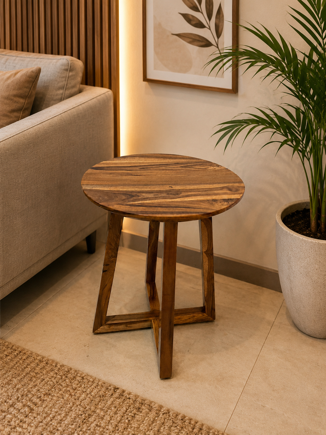 Accent Round Side Table