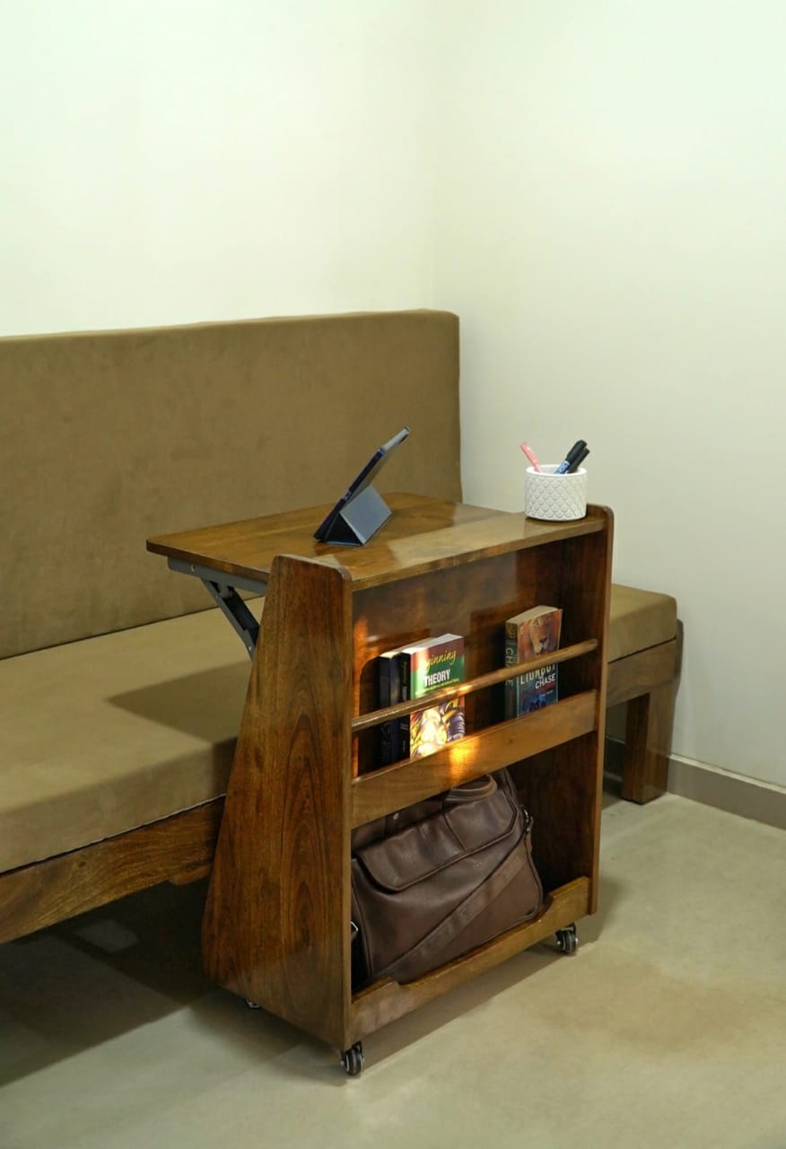 Foldable Study Table With Storage