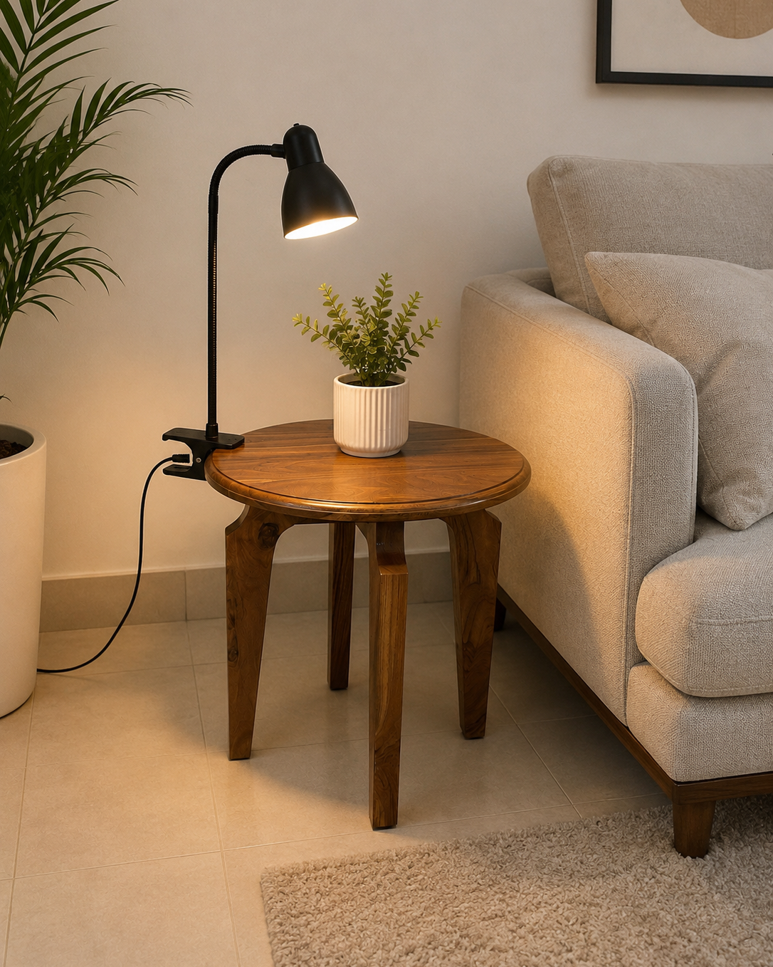 Accent Round End Table