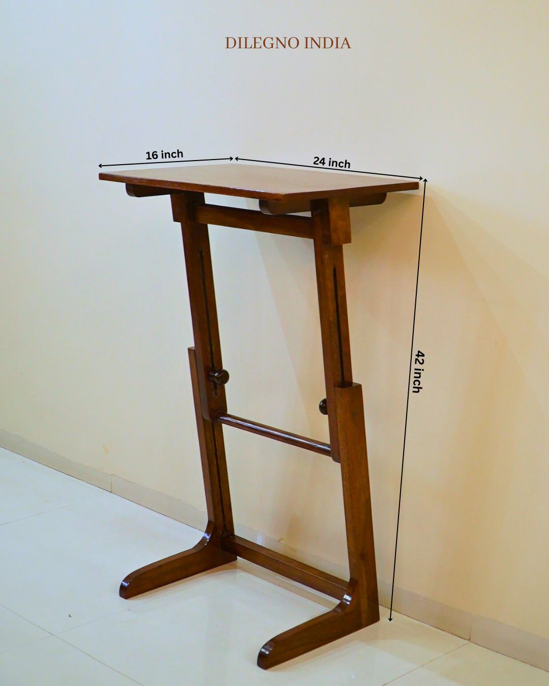 Study Table With Dim Study Table with Adjustable Height – Dilegno