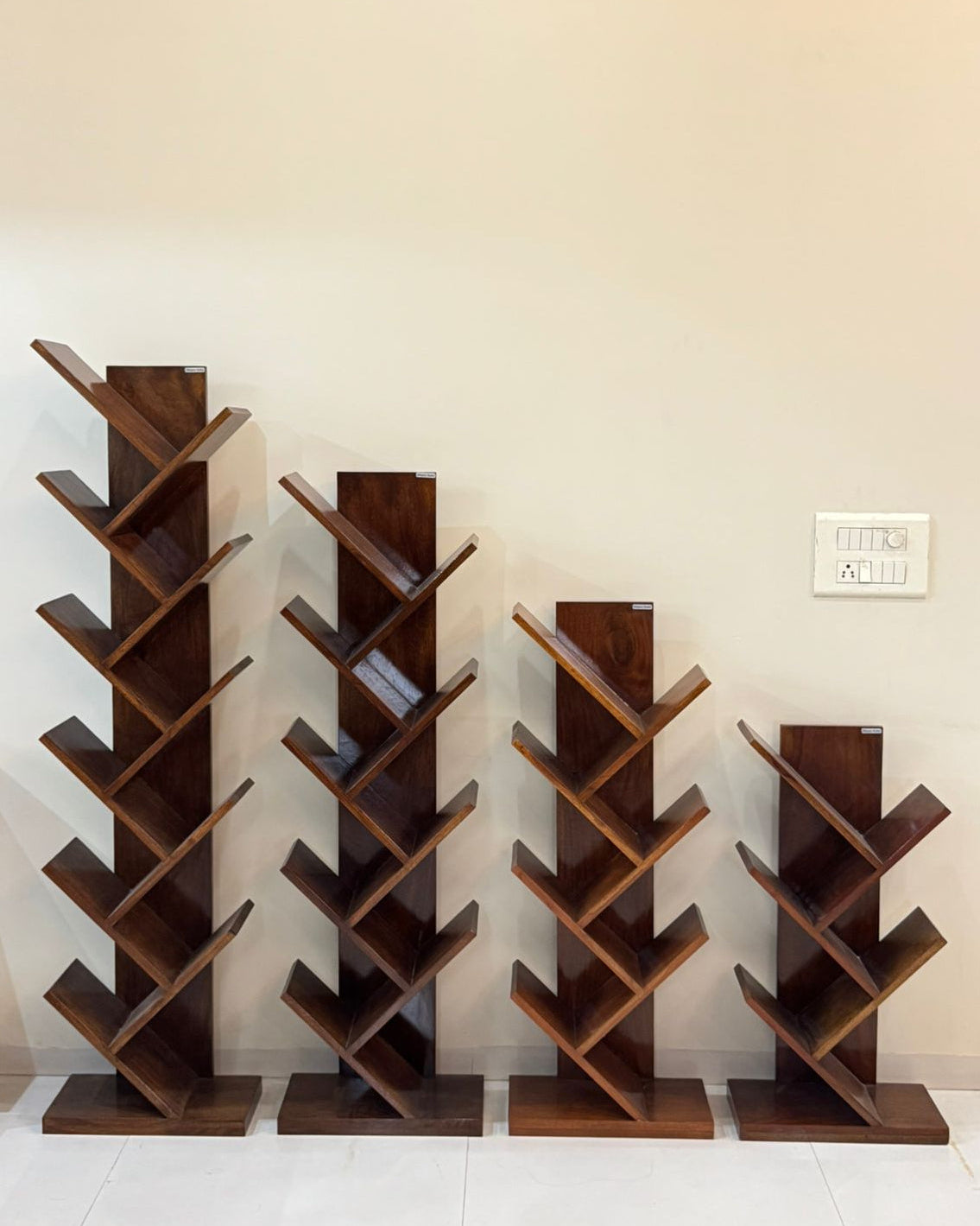 Wooden Bookshelves