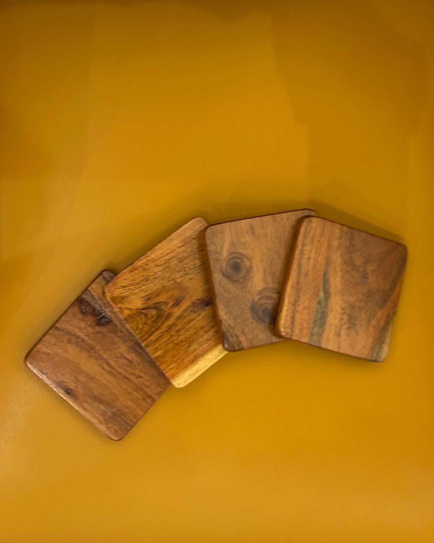 Wooden Tea Coasters