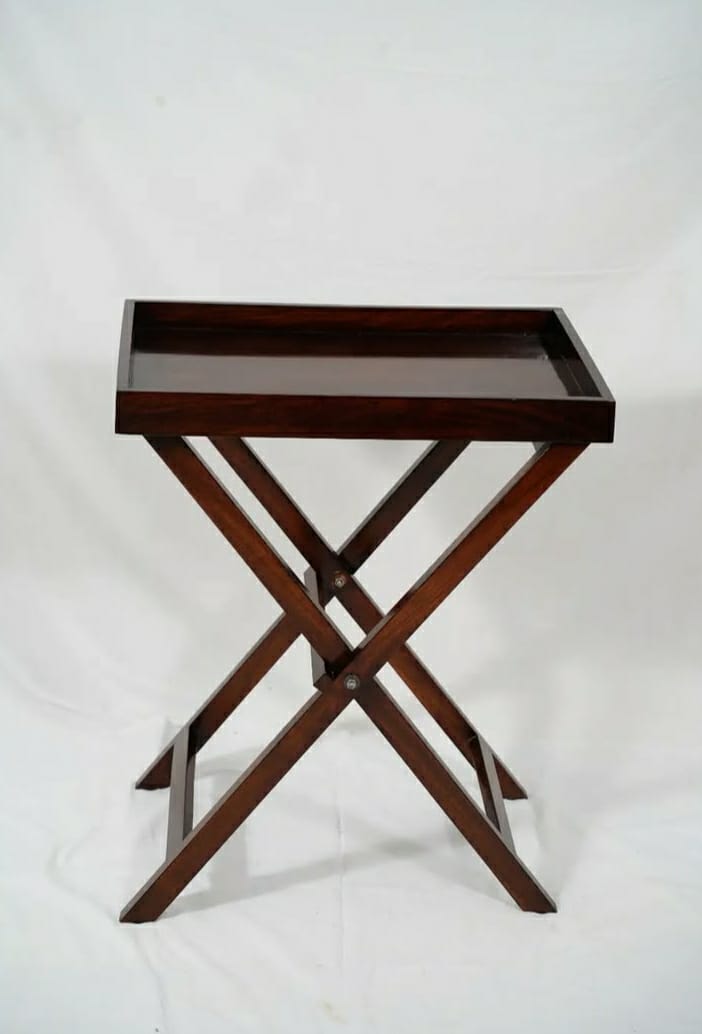 Butler Serving Tray with Foldable Stand