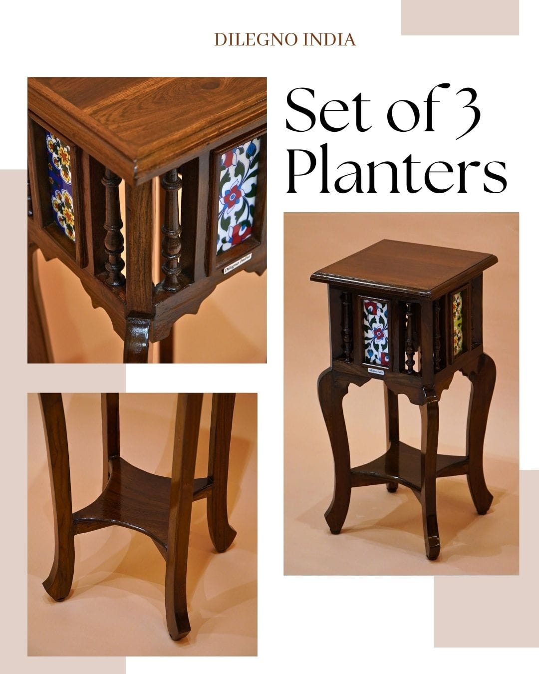 Planter Stand (Set of 3 Pcs)