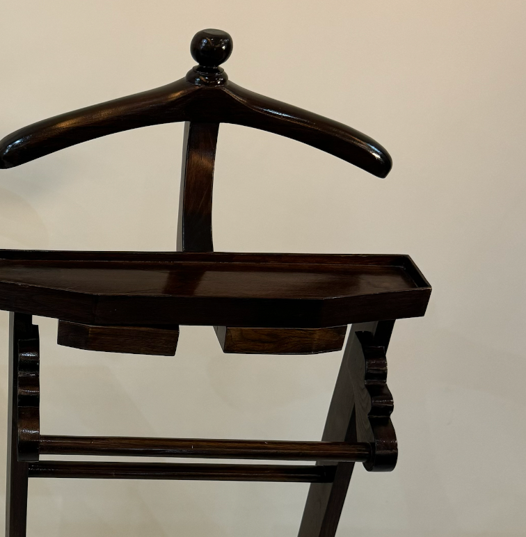 Wooden Coat Stand With Shoe Holder